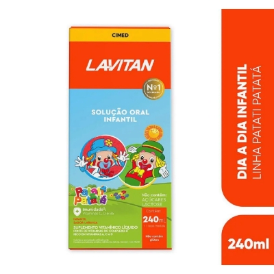 Lavitan Kids Polivitamínico 240ml Sabor Laranja