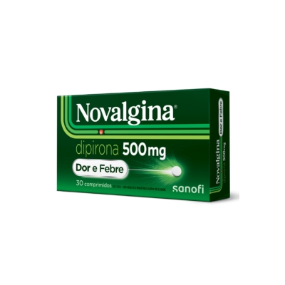 Novalgina Dipirona 500mg 30 Comprimidos