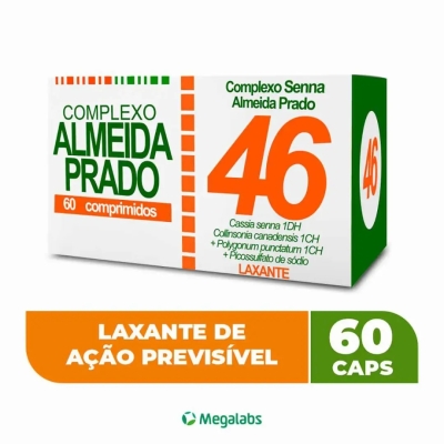 Complexo Homeopático Senna 46 Almeida Prado 60 Comprimidos