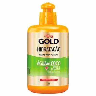 Cr pentear niely gold agua de coco 280g