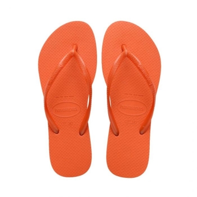 Sandália Havaianas Slim Lisa Laranja Sunset 39/40 Básico 1 Par