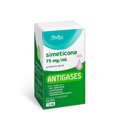 Simeticona 75mg Sabor Cereja Gotas 15ml Genérico Medley 