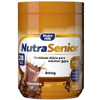 Suplemento Alimentar Nutra Senior 50+ Chocolate 800g 