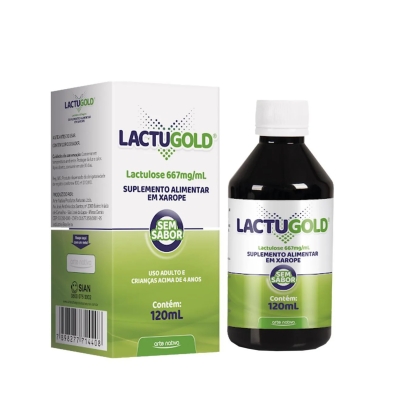 Lactugold Solução Oral Sem Sabor 120ml 