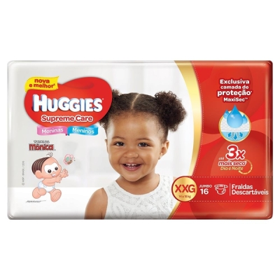 Fr huggies sup care jumbo xxg 16 un