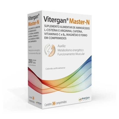Polivitamínico Vitergan Master N 30 Comprimidos