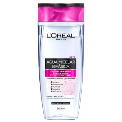 Agua micelar loreal paris 200ml bifasica