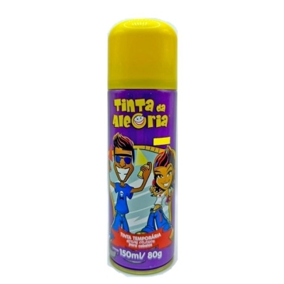 Tinta Da Alegria Spray Cabelo Amarelo 150ml