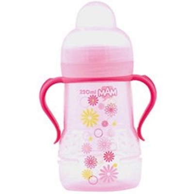 Copo mam trainer 220ml rosa