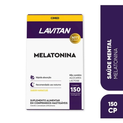 Lavitan melatonina 0.21mg 150 cpr maracuja