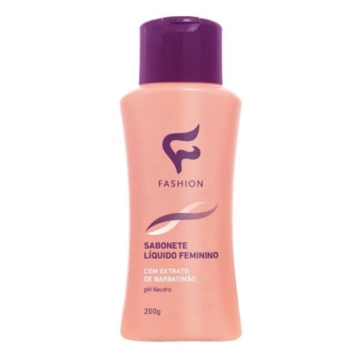 Sabonete Liquido Fashion Feminino Com Extrato De Barbatimao 200ml