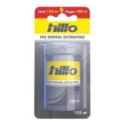 Fio Dental Hillo Extrafino Leve 125m Pague 100m 