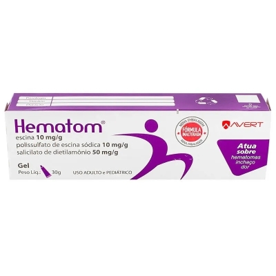 Hematom 50mg/g + 20mg/g Gel Dermatológico - Bisnaga 30 g