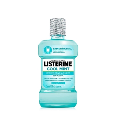 Enxaguante Antisséptico Bucal Listerine Cool Mint Zero Álcool 250ml