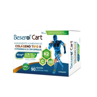 Beserol Cart 90 Cápsulas Gelatinosas