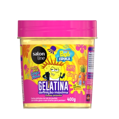 Gelatina Salon Line Sos Kids Bob Esponja 400g