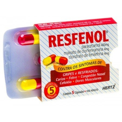 RESFENOL 5 COMPRIMIDOS