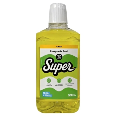 Enxaguante Bucal Cimed Super 12h Melão e Menta 500ml