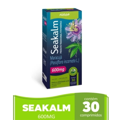Seakalm Passiflora Incarnata L. 600mg 30 Comprimidos