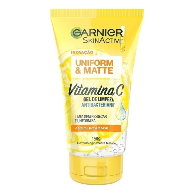Gel limpeza garnier uniform matte 150g