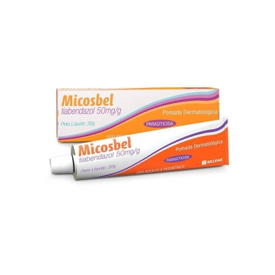 Micosbel Tiabendazol 50mg/g Pomada Dermatológica 30g - Belfar