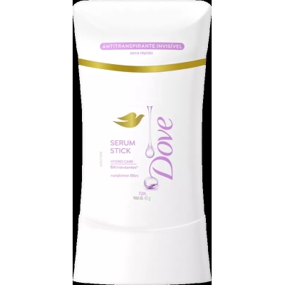 Desodorante Dove Creme Serum Stick Rainforest Lilies 45g