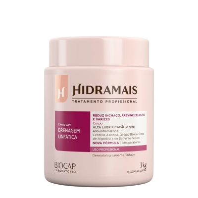 Creme hidramais massagem 1 kg drenagem linfatica