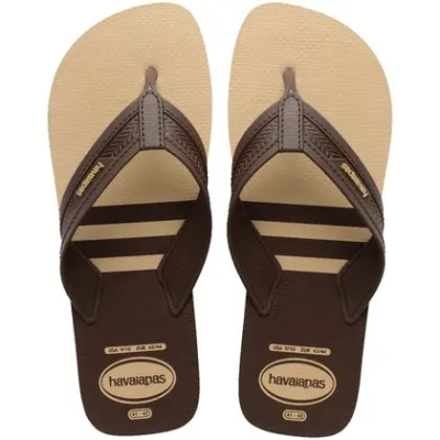 Sandália Havaianas City Basic Dourado Café 37/38