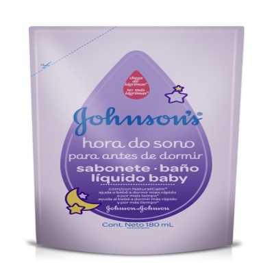 Sab j j baby liq 180ml hora do sono refil