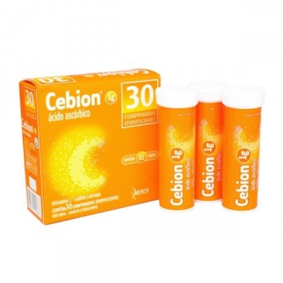 Cebion 1g 10 cpr eferv laranja