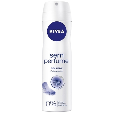Desod nivea aero 150ml fem sensitive s/p 