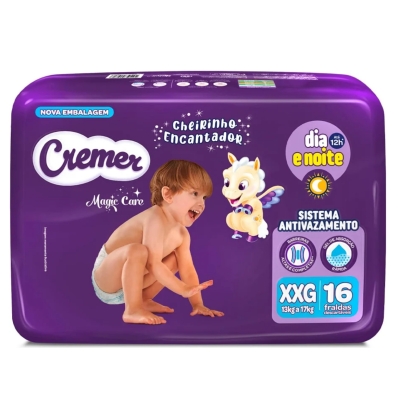 Fralda Cremer Disney Baby Economica XXG 16 Unidades