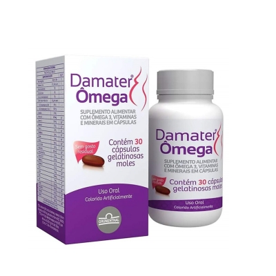 Damater Ômega 30 Cápsulas