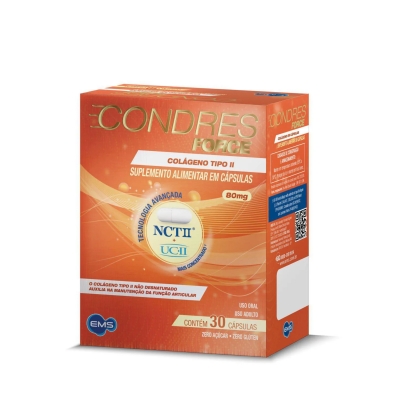 Condres Force 80mg 30 Cápsulas 