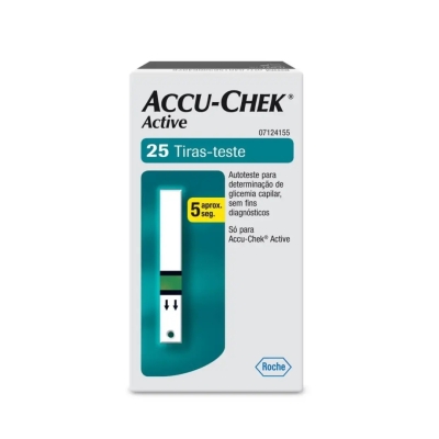 Tiras-teste de Glicemia Accu-Chek Active 25 Tiras