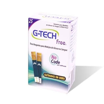 Tira reagentes g-tech free 25 un