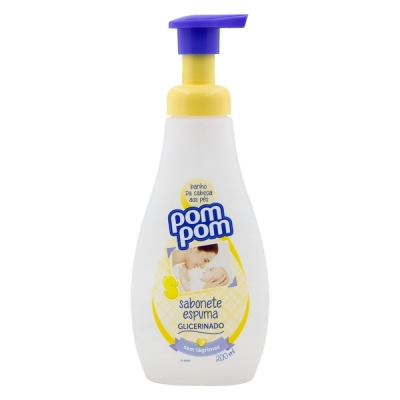 Sab pom pom liquido 200ml espuma