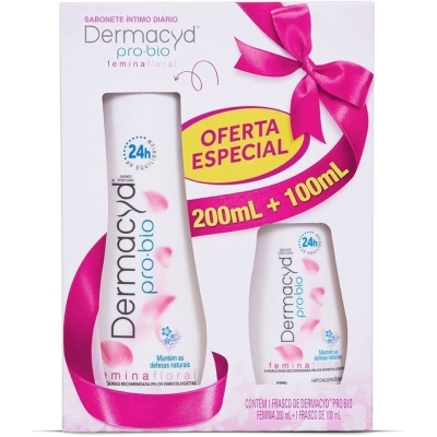 Kit Sabonete Íntimo Dermacyd Femina 200ml + 100ml