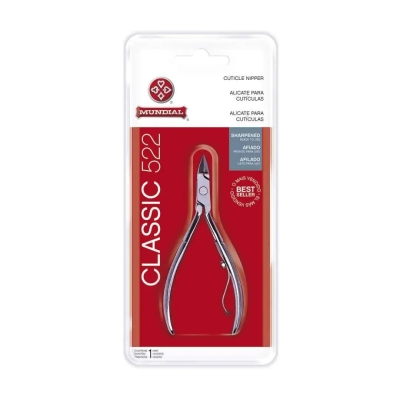 Alicate de Cutícula Mundial Classic 522 1 unidade