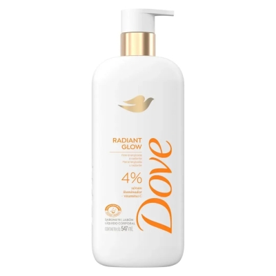 Sabonete Líquido Corporal Dove Radiant Glow 547ml
