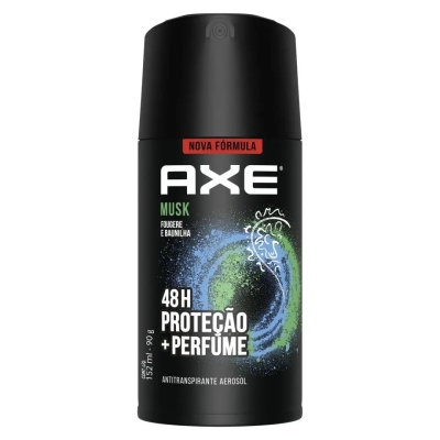 Desodorante Antitranspirante Spray Axe Musk Masculino 48h 152ml