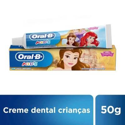 Creme Dental Infantil Oral-B Kids Princesas Disney 50g