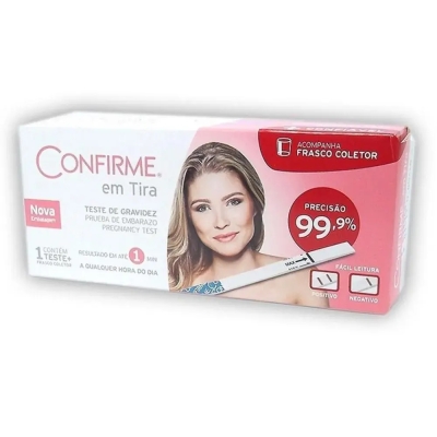 Teste De Gravidez Em Tira Confirme 1 Unidade