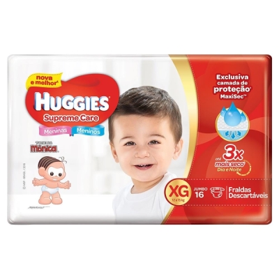 Fr huggies sup care jumbo xg 16 un