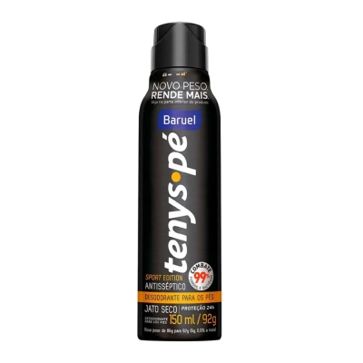Desodorante para os pés Tenys Pé Jato Seco Sport Edition 150ml