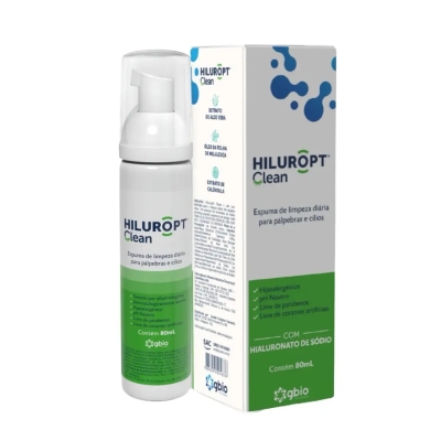 Hiluropt Clean Espuma para Limpeza das Pálpebras e Cílios 80ml