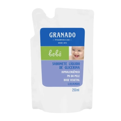 Refil Sabonete Líquido Granado Bebê Lavanda 250ml