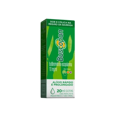 Buscopan Brometo de N Butil Escopolamina 10mg/ml Solução Oral 20ml