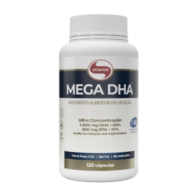 Mega Dha 1500Mg Vitafor 120 Cápsulas
