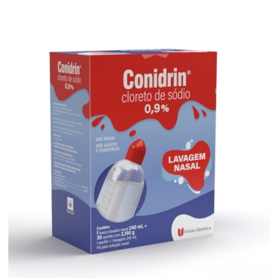 Conidrin 0.9% po sol nas sh ad 240ml uniao quimica